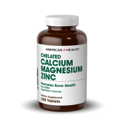 American Health Chelated Calcium and Magnesium with Zinc 250 tab