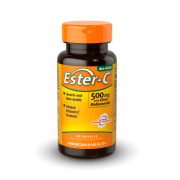 American Health Ester-C 500 mg with Citrus Bioflavonoids 60 caps
