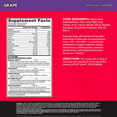 BSN N.O.-XPLODE 1.11 kg Grape BSN N.O.-XPLODE 1.11 kg Grape