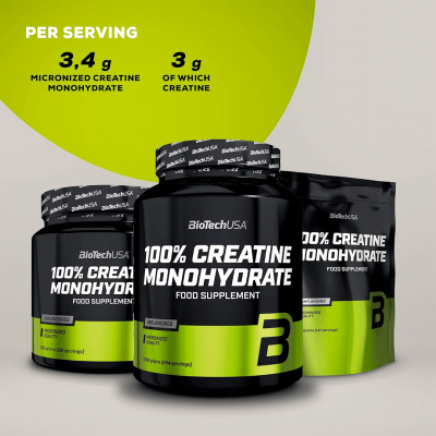 BioTechUSA 100% Creatine Monohydrate 300 g BioTechUSA 100% Creatine Monohydrate 300 g