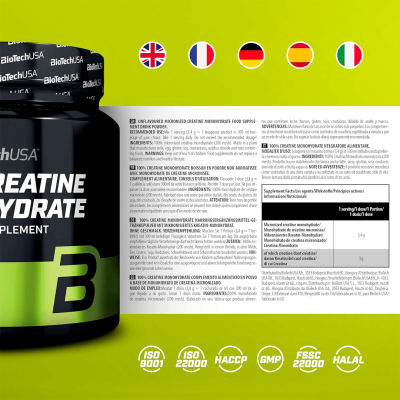 BioTechUSA 100% Creatine Monohydrate 300 g BioTechUSA 100% Creatine Monohydrate 300 g