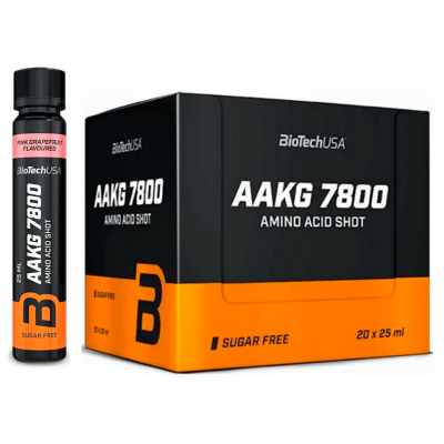 BioTechUSA AAKG 7800 20х25 ml Pink grapefruit BioTechUSA AAKG 7800 20х25 ml Pink grapefruit