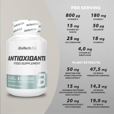 BioTechUSA Antioxidants 60 tabs BioTechUSA Antioxidants 60 tabs