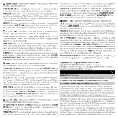 BioTechUSA BCAA 8:1:1 ZERO 250 g Cola BioTechUSA BCAA 8:1:1 ZERO 250 g Cola