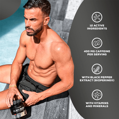 BioTechUSA Black Blood CAF+ 300 g Blue grape BioTechUSA Black Blood CAF+ 300 g Blue grape