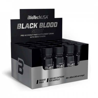 BioTechUSA Black Blood Shot 20x60 ml Pink grapefruit BioTechUSA Black Blood Shot 20x60 ml Pink grapefruit