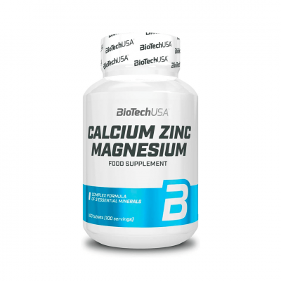 BioTechUSA Calcium Zinc Magnesium 100 tabs BioTechUSA Calcium Zinc Magnesium 100 tabs