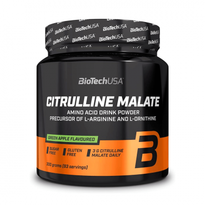 BioTechUSA Citrulline Malate Powder 300 g Green apple BioTechUSA Citrulline Malate Powder 300 g Green apple