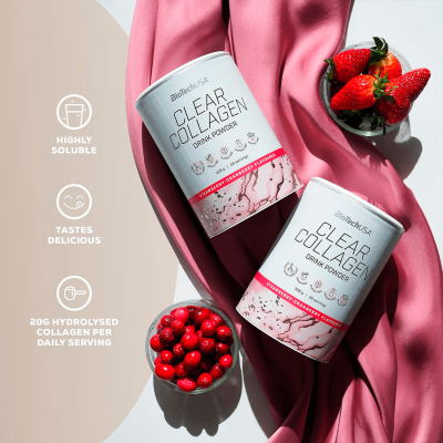 BioTechUSA Clear Collagen 308 g Strawberry cranberry BioTechUSA Clear Collagen 308 g Strawberry cranberry