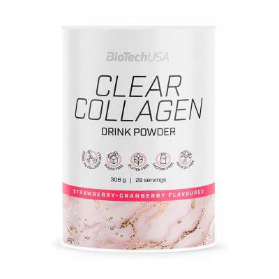 BioTechUSA Clear Collagen 308 g Strawberry cranberry BioTechUSA Clear Collagen 308 g Strawberry cranberry