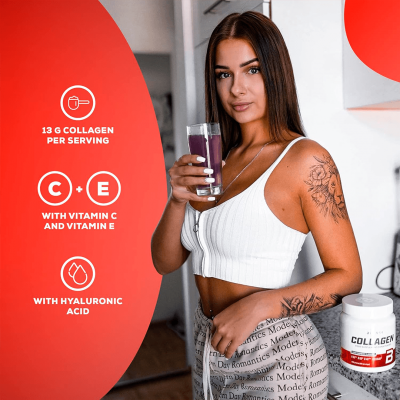 BioTechUSA Collagen 300 g Black raspberry BioTechUSA Collagen 300 g Black raspberry