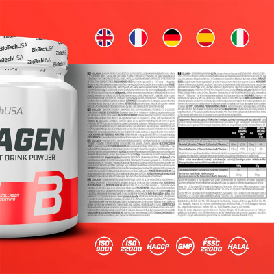 BioTechUSA Collagen 300 g Black raspberry BioTechUSA Collagen 300 g Black raspberry