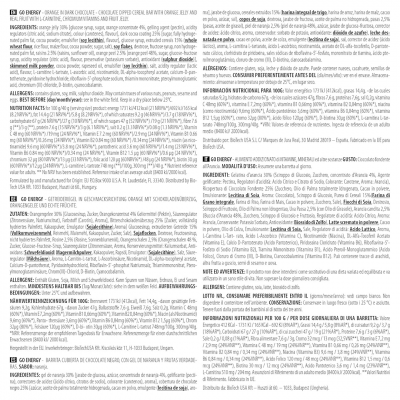 BioTechUSA Go Energy Bar 40 g Orange in dark choco BioTechUSA Go Energy Bar 40 g Orange in dark choco