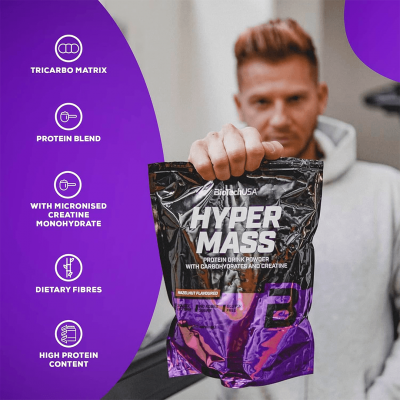 BioTechUSA Hyper Mass 1000 g Salty caramel BioTechUSA Hyper Mass 1000 g Salty caramel