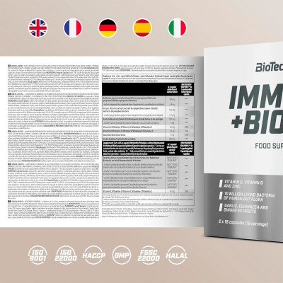 BioTechUSA Immune + Biotiq 18 + 18 caps BioTechUSA Immune + Biotiq 18 + 18 caps