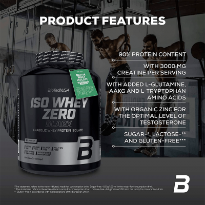 BioTechUSA Iso Whey Zero Black 2270 g Vanilla BioTechUSA Iso Whey Zero Black 2270 g Vanilla