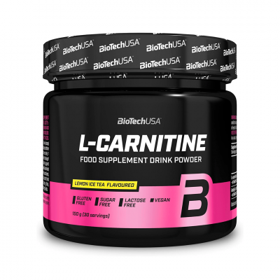 BioTechUSA L-Carnitine Drink Powder 150 g Lemon ice tea BioTechUSA L-Carnitine Drink Powder 150 g Lemon ice tea