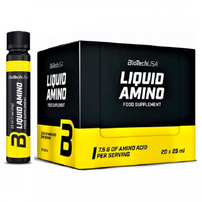 BioTechUSA Liquid Amino ampule 20х25 ml Lemon BioTechUSA Liquid Amino ampule 20х25 ml Lemon