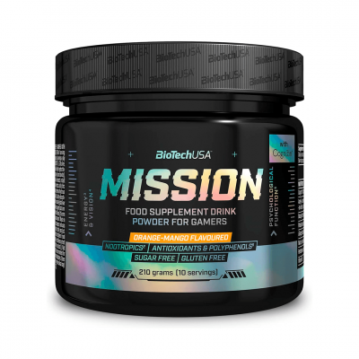 BioTechUSA Mission 210 g Orange mango BioTechUSA Mission 210 g Orange mango