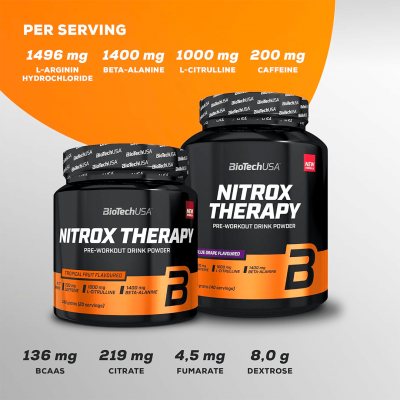 BioTechUSA Nitrox Therapy 340 g Cranberry BioTechUSA Nitrox Therapy 340 g Cranberry