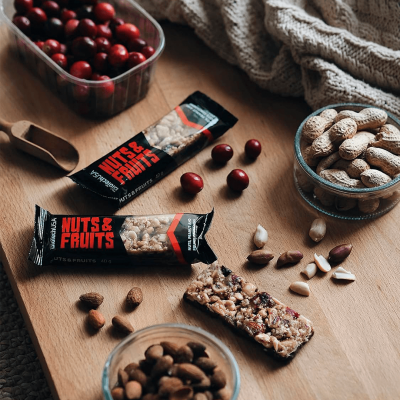 BioTechUSA Nuts and Fruits Bar 40 g Nuts and Fruits BioTechUSA Nuts and Fruits Bar 40 g Nuts and Fruits