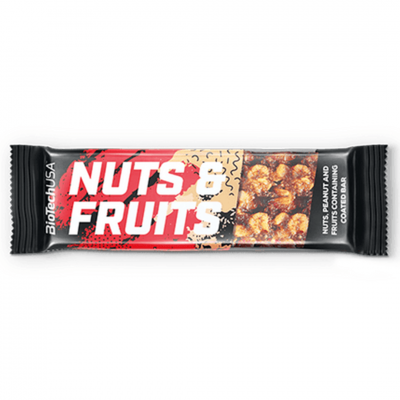 BioTechUSA Nuts and Fruits Bar 40 g Nuts and Fruits BioTechUSA Nuts and Fruits Bar 40 g Nuts and Fruits