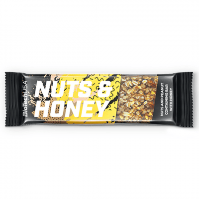 BioTechUSA Nuts and Honey Bar 35 g Nuts and Honey BioTechUSA Nuts and Honey Bar 35 g Nuts and Honey