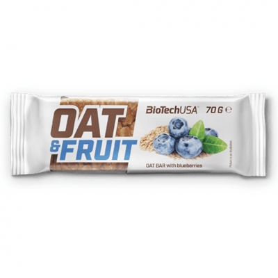 BioTechUSA Oat and fruits Bar 70 g Blueberry BioTechUSA Oat and fruits Bar 70 g Blueberry