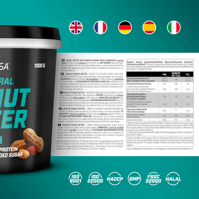 BioTechUSA Peanut Butter 1000 g Crunchy BioTechUSA Peanut Butter 1000 g Crunchy