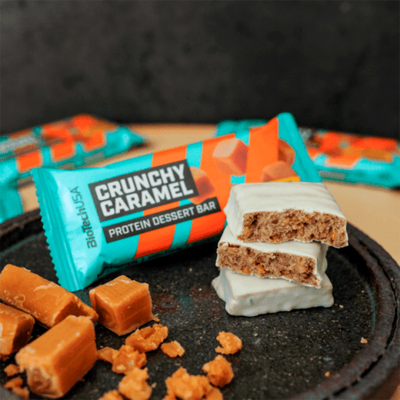 BioTechUSA Protein Dessert Bar 50 g Crunchy caramel BioTechUSA Protein Dessert Bar 50 g Crunchy caramel