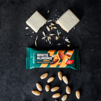 BioTechUSA Protein Dessert Bar 50 g White almond BioTechUSA Protein Dessert Bar 50 g White almond