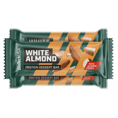 BioTechUSA Protein Dessert Bar 50 g White almond BioTechUSA Protein Dessert Bar 50 g White almond