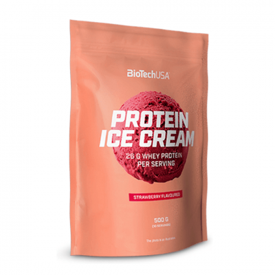 BioTechUSA Protein Ice Cream 500 g Strawberry BioTechUSA Protein Ice Cream 500 g Strawberry