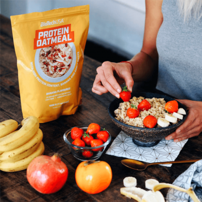 BioTechUSA Protein Oatmeal 1000 g Banana Apple BioTechUSA Protein Oatmeal 1000 g Banana Apple