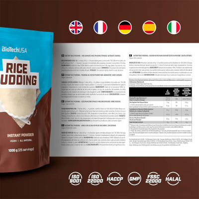 BioTechUSA Rice Pudding 1000 g BioTechUSA Rice Pudding 1000 g