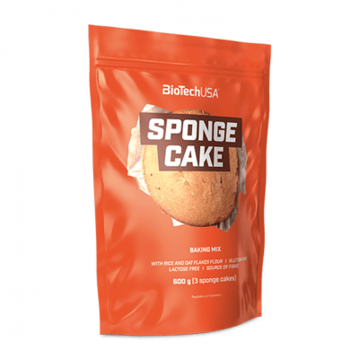 BioTechUSA Sponge Cake Baking Mix 600 g BioTechUSA Sponge Cake Baking Mix 600 g