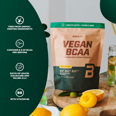 BioTechUSA Vegan BCAA 360 g Peach ice tea BioTechUSA Vegan BCAA 360 g Peach ice tea