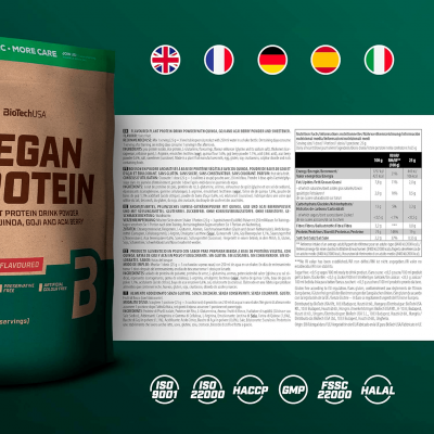 BioTechUSA Vegan Protein 500 g Forest fruit BioTechUSA Vegan Protein 500 g Forest fruit