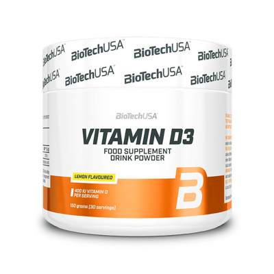 BioTechUSA Vitamine D3 150 g Lemon BioTechUSA Vitamine D3 150 g Lemon
