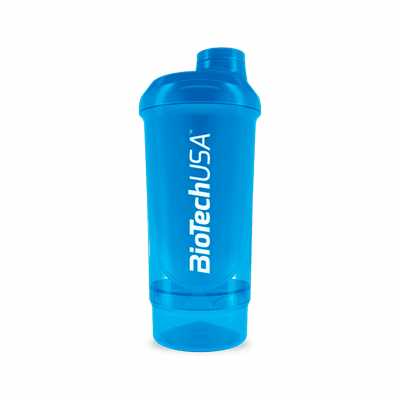 BioTechUSA Wave+ Compact Shaker 500 ml (+150 ml) Blue BioTechUSA Wave+ Compact Shaker 500 ml (+150 ml) Blue