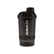 BioTechUSA Wave+ Nano Shaker 300 ml (+150 ml) Black