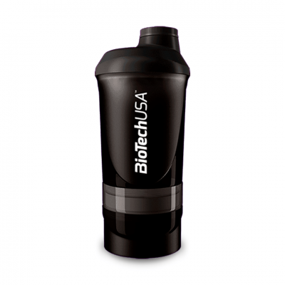BioTechUSA Wave+ Shaker 600 ml (+250 ml, +100 ml) Black BioTechUSA Wave+ Shaker 600 ml (+250 ml, +100 ml) Black