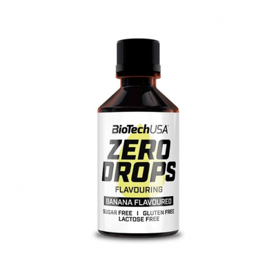 BioTechUSA Zero Drops 50 ml Banana BioTechUSA Zero Drops 50 ml Banana