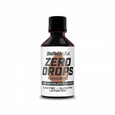 BioTechUSA Zero Drops 50 ml Dark Chocolate BioTechUSA Zero Drops 50 ml Dark Chocolate
