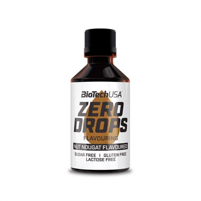 BioTechUSA Zero Drops 50 ml Nut Nougat BioTechUSA Zero Drops 50 ml Nut Nougat