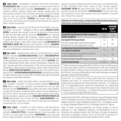 BioTechUSA Zero Syrup 320 ml Strawberry BioTechUSA Zero Syrup 320 ml Strawberry