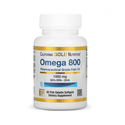 California Gold Nutrition Omega 800 30 fish sgels California Gold Nutrition Omega 800 30 fish sgels