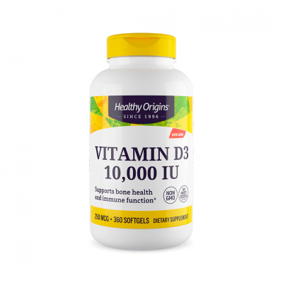 Healthy Origins Vitamin D3 10000 IU 360 softgels Healthy Origins Vitamin D3 10000 IU 360 softgels