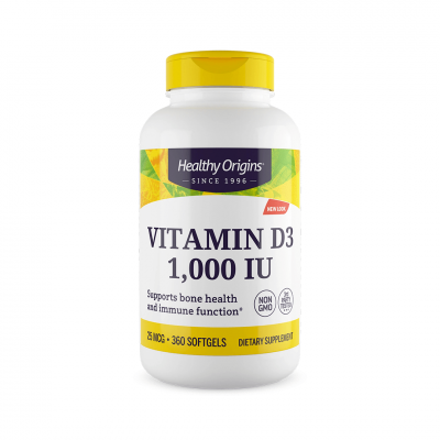 Healthy Origins Vitamin D3 1000 IU 360 softgels Healthy Origins Vitamin D3 1000 IU 360 softgels