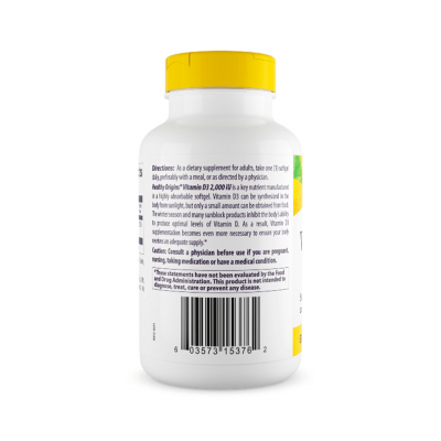 Healthy Origins Vitamin D3 2000 IU 240 softgels Healthy Origins Vitamin D3 2000 IU 240 softgels